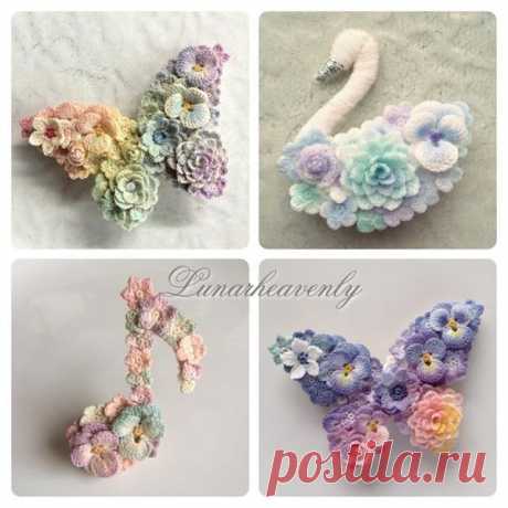 Lunarheavenly и её изумительное вязание крючком — HandMade 💝 Нашла аккаунт автора этой красоты в Инстаграме https://www.instagram.com/lunarheavenly/ - там можно зависнуть навсегда :)