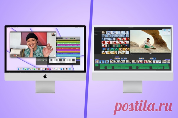 Как выглядел бы новый iMac с процессором M1 в старом стиле корпуса: