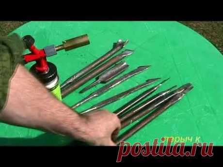 Токарные резцы по дереву из разного железа