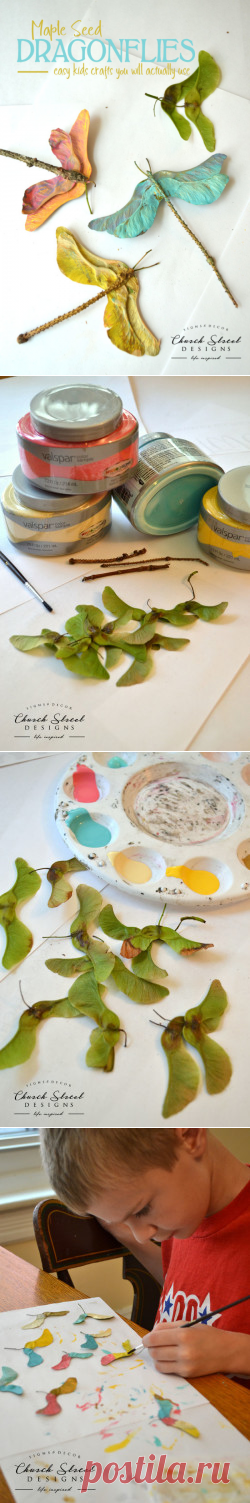 Maple Seed Dragonflies | Church Street Designs