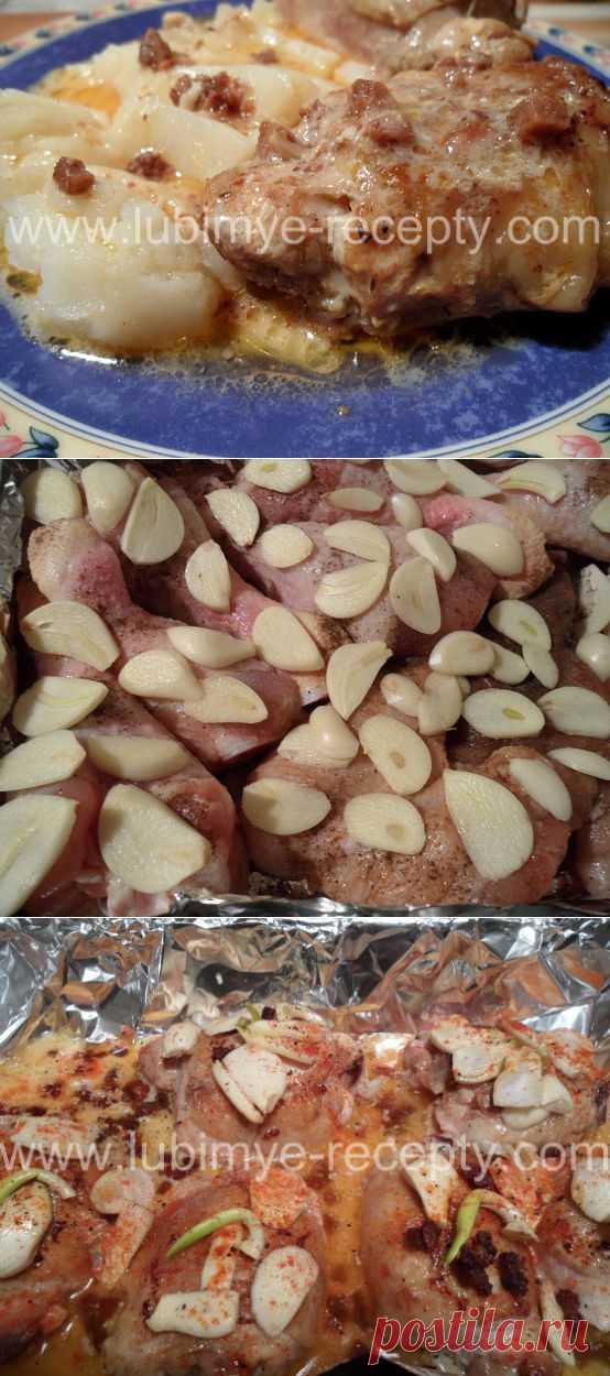 Чесночная курица по-венгерски (magyar fakhagymás csirke) | Любимые рецепты