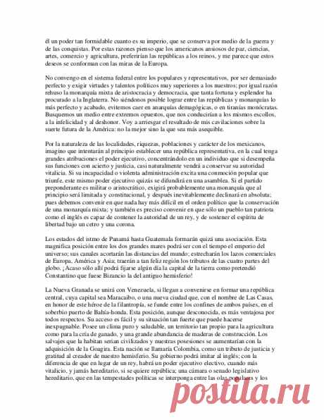 Carta de jamaica simón bolivar