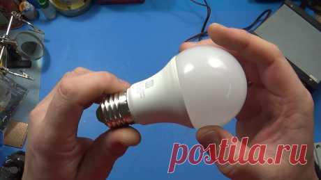Как переделать LED лампу с 220 на 12 вольт. Делаю переноску для авто | 🛠Мастерская OnlyKit🛠 Пульс... Эта самоделка решит все проблемы освещения подкапотного пространства.