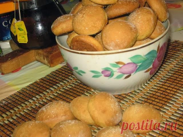 Домашнее мягкое печенье на сметане