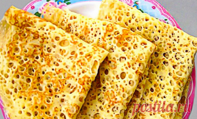 Секрет рецепта кружевных блинчиков