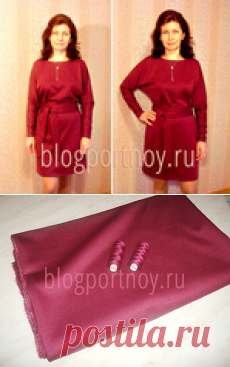 [Шитье] Платье с рукавом 