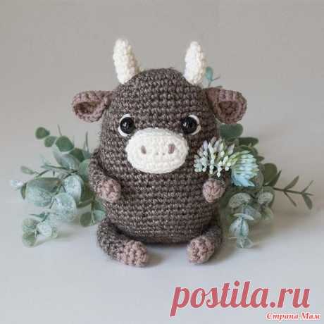 Бычок малыш, связанный крючком - символ 2021 года - Вязание - Страна Мам