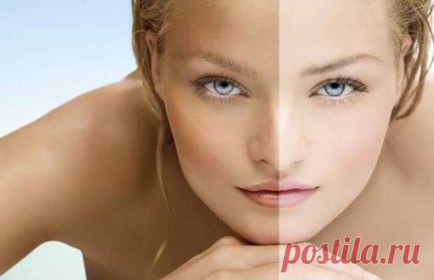 Как осветлить и отбелить кожу лица?