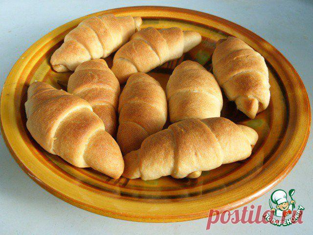 Постные рогалики - кулинарный рецепт


    Вода (чуть теплая) — 1 стак.
    Дрожжи (прессованные) — 30 г
    Сахар — 1 ст. л.
    Соль
    Масло подсолнечное (рафинированное) — 1/2 стак.
    Мука пшеничная — 3 стак.
    Повидло (лучше всего из антоновки) — 1 стак.