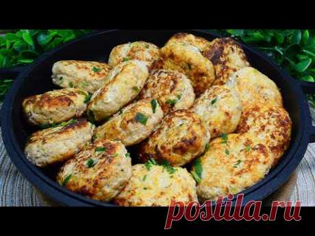 Сочные диетические куриные котлеты с кабачком. Самый вкусный и простой рецепт ☆ Всего 101.5 ккал!