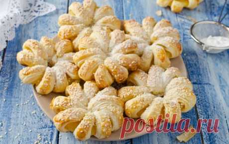 Булочки с ананасом из слоеного теста — Sloosh – кулинарные рецепты