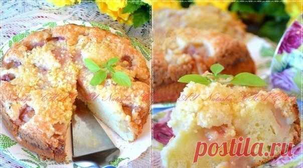 Невероятно вкусный пирог с персиками! Невозможно остановиться!