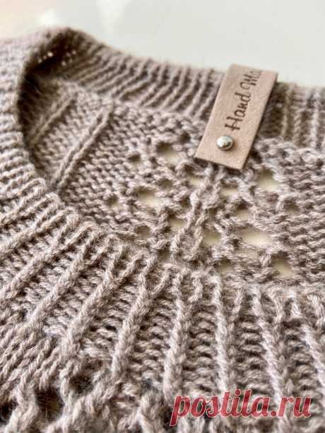 Вяжу классический свитер с ажурными дорожками. Итоги, выкройка, схема узора | Юлия L (Pinkishlife_knit) | Дзен