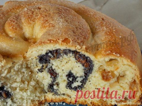 Спиральный пирог с яблоками и маком                          Дневник Митрофанова_Любовь
