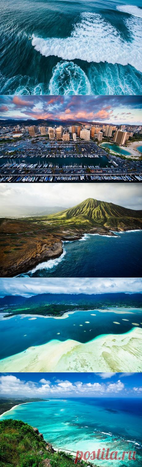 Гавайи с высоты.