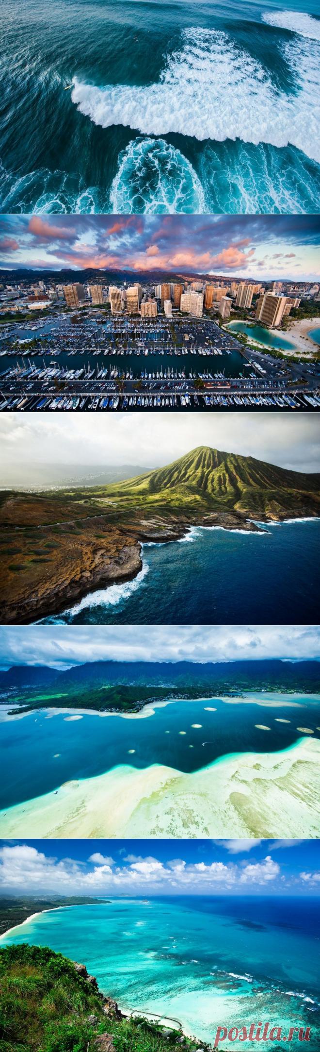 Гавайи с высоты.