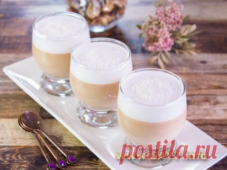 Шоколадно-кокосовая панна котта