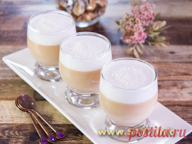 Шоколадно-кокосовая панна котта