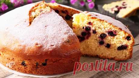Пирог на сметане. Легко приготовить, приятно подать на стол. Просто и очень вкусно. | Готовим с Татьяной | Дзен