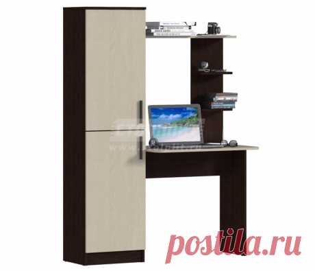 ДОСТАВКА Тесса СБ-2737 Стеллаж со столом Венге Камиро/Дуб Паллада купить со скидкой 61 % в интернет магазине с доставкой в Ставрополь и край и сборкой в интернет-магазине Столплит