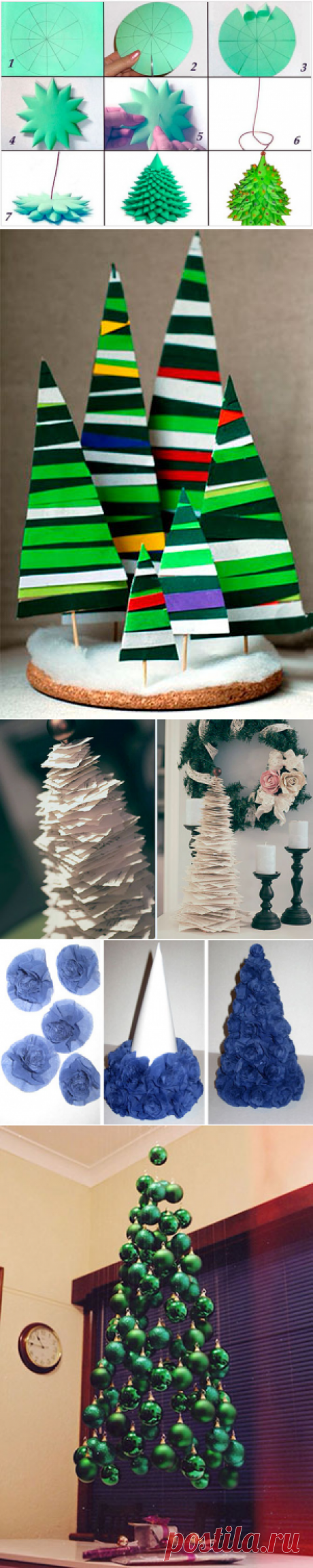 Елка своими руками: 30 мастер-классов с фото