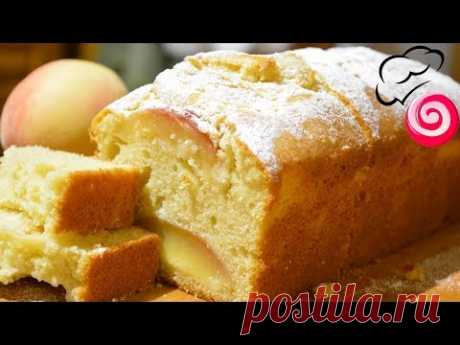 Кекс с персиками (фруктами)