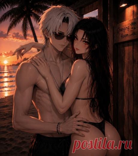 Demian & Oliviya | AI Anime Art
