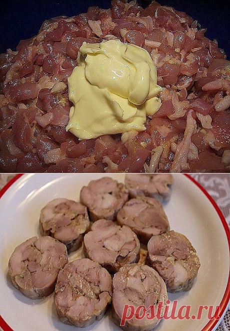 Колбаса куриная домашняя быстрого приготовления - Простые рецепты Овкусе.ру