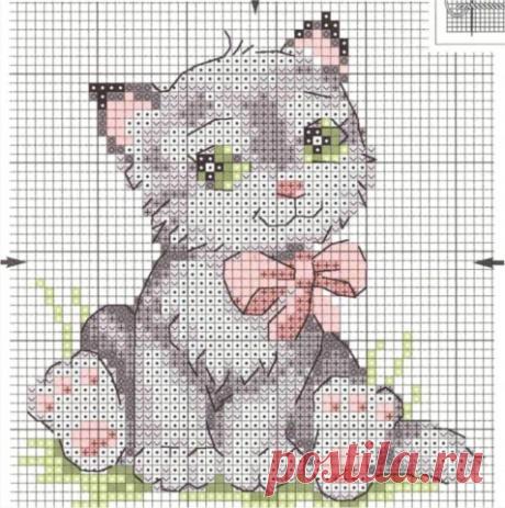 Вышивка - схемы зверят