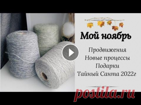 Мой ноябрь. Продвижения. Новые процессы и пряжа. Подарок от подписчицы. #тайныйсанта #вязание #носки Мой телеграмм канал Магазины Татьяны Озон Алиэкспресс Яндекс маркер Магазин Смородина...