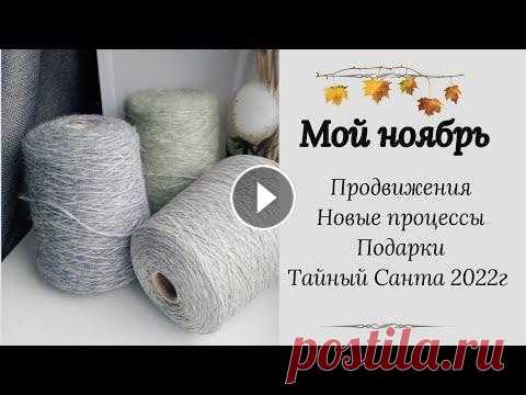 Мой ноябрь. Продвижения. Новые процессы и пряжа. Подарок от подписчицы. #тайныйсанта #вязание #носки Мой телеграмм канал Магазины Татьяны Озон Алиэкспресс Яндекс маркер Магазин Смородина...