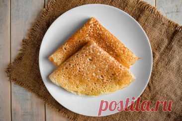ПП блины из льняной муки — Домашняя кулинария