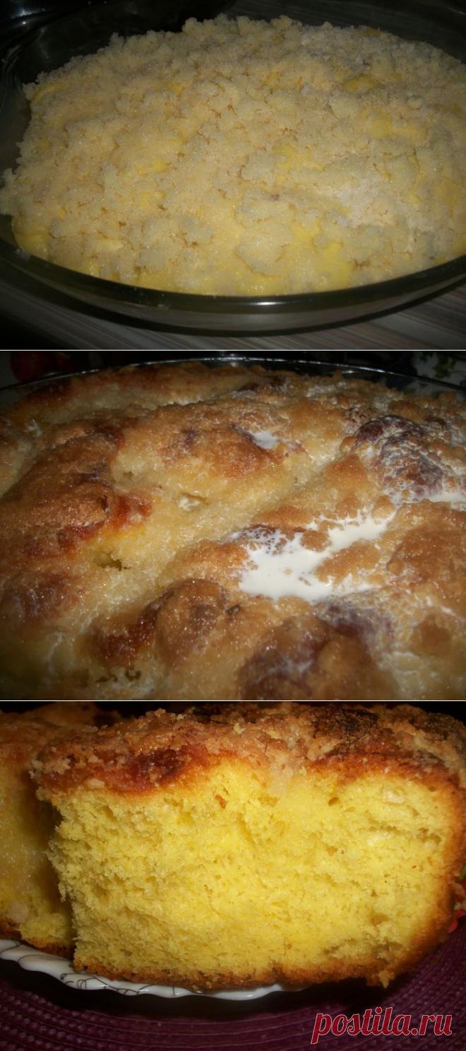 Рецепты | Выпечка |  "Безумно вкусный" cахарный пирог