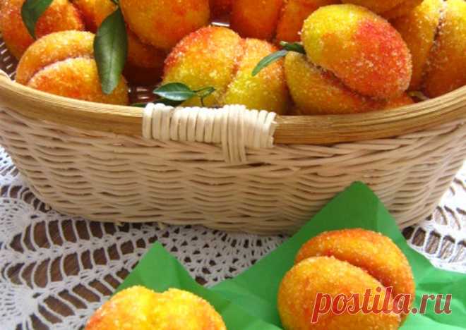 Печенье Персики - пошаговый рецепт с фото. Автор рецепта Ольга . - Cookpad