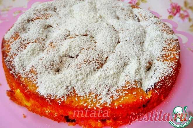 Пирог из слив Кулинарный рецепт