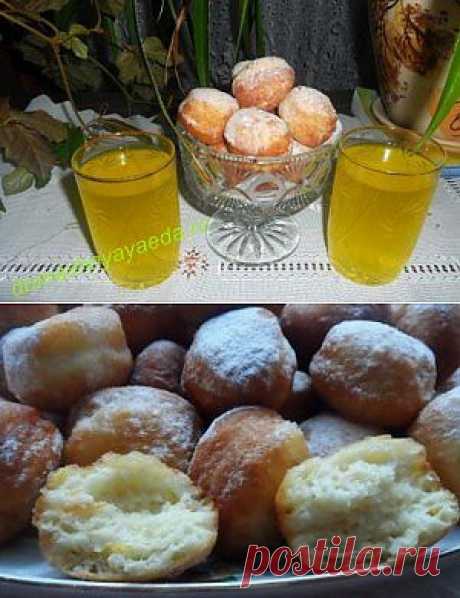 (+1) - Воздушные пончики с апельсиновым соком | Любимые рецепты