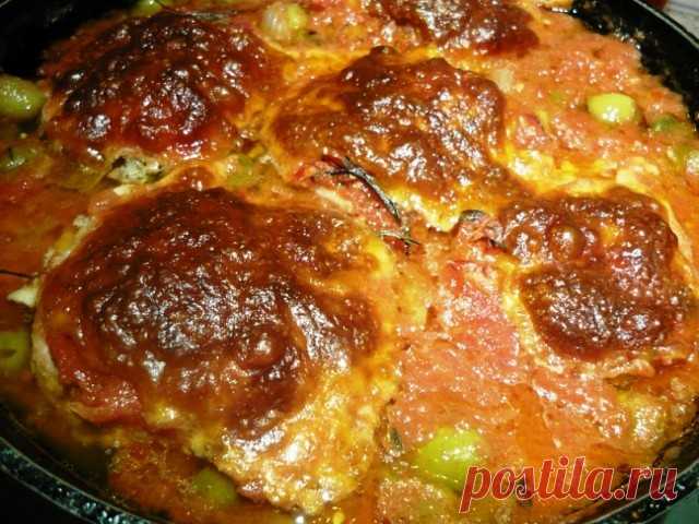 Курочка по-средиземноморски | Русская кухня