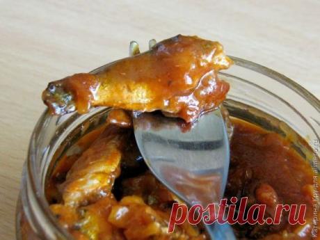 Домашняя килька в томате