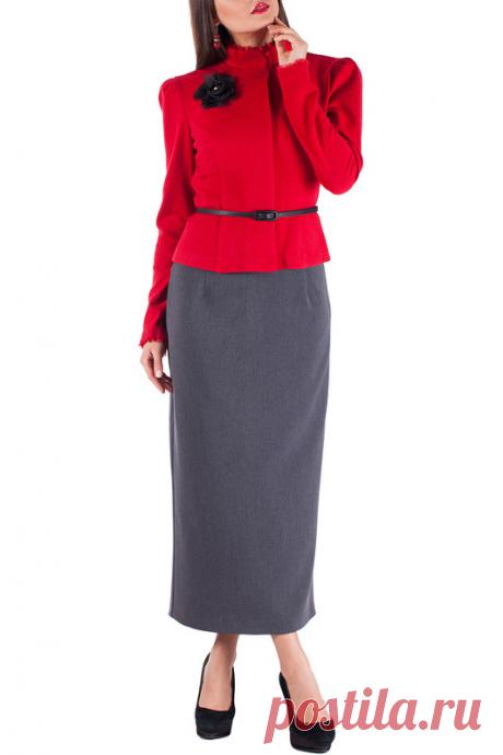 Купить Комплект с юбкой Mannon KU000010AW1 (INESS) КРАСНО-СЕРЫЙ со скидкой в интернет-магазине kupivip.ru - распродажа