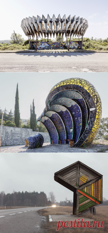 Советские автобусные остановки глазами канадца