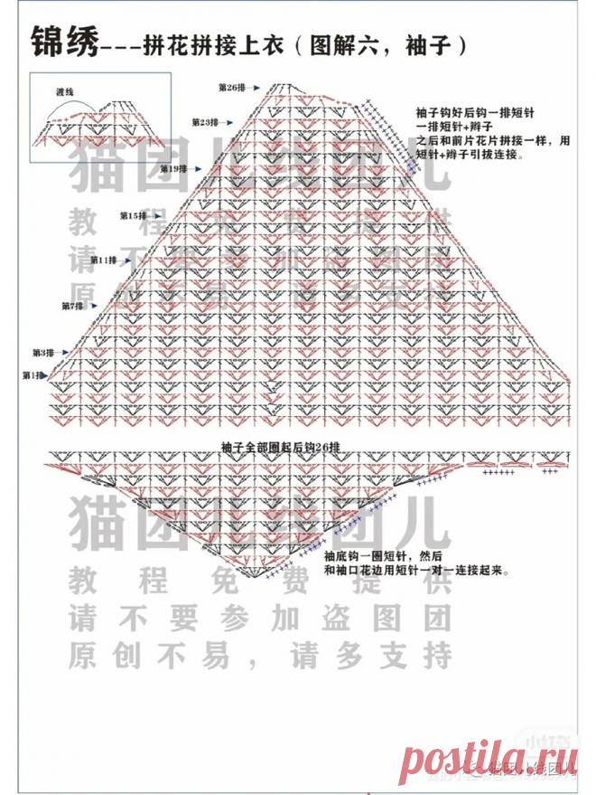 14 пуловеров крючком со схемами, которые согреют, украсят, вдохновят | Вязание крючком | Дзен
