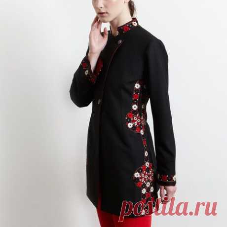 3/4 Length Black Jacket - Afghanistan | Far &amp; Wide Collective