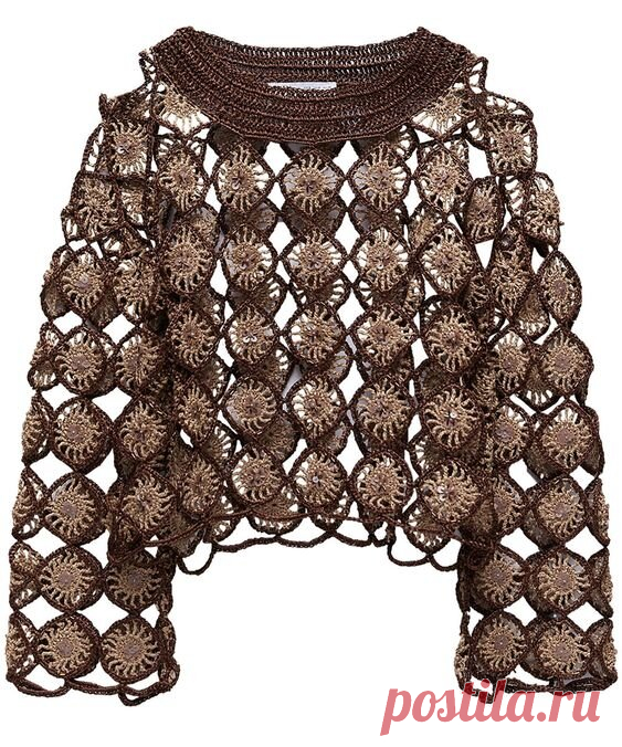 Летние жакетики и футболки из кружков. Вязание крючком | Дневник вязальщицы | Дзен