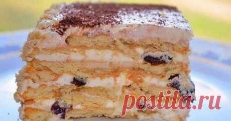 Торт с черносливом без выпекания. Просто, как дважды два! | Таки Вкусно