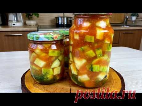 Хрустящие КАБАЧКИ на зиму! Не варю,не жарю,не запекаю! Ну ооочень вкусные кабачки!