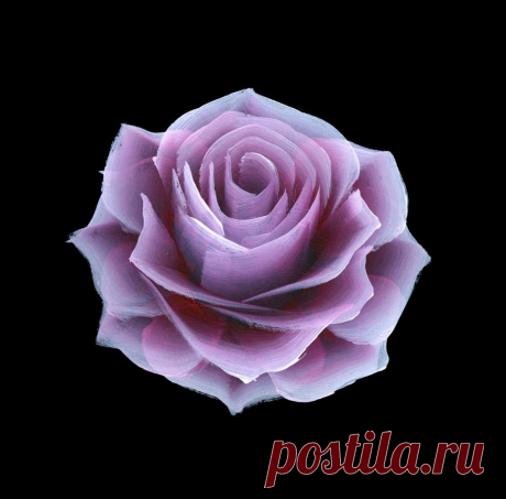 Рисунки плоской кистью от Юлии Белей