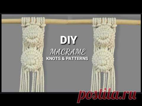 DIY Macrame Knots New Tutorial (For Beginners) |Nuevo tutorial de macramé nudos (para principiantes) - YouTube