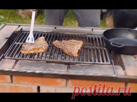 Славный Стейк. Тибон на углях.