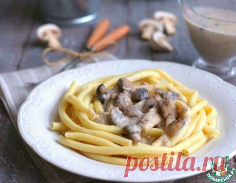 Соус сливочно-грибной к макаронам – кулинарный рецепт