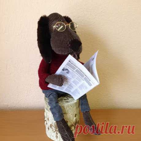 NKALE :-) В каждой игрушке сердце: Большой Собакен - выкройка